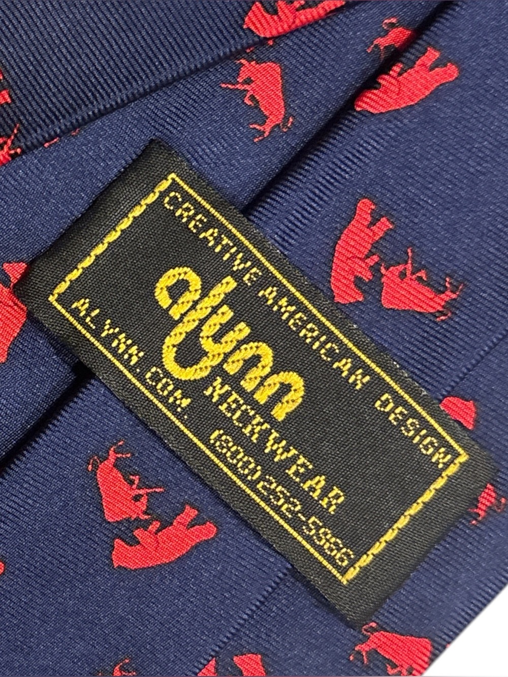 ALYNN NECKWEAR silk vintage tie